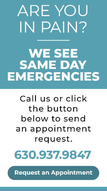 Are you in pain? We see same day emergencies. Call us or click the button below to send an appointment request.